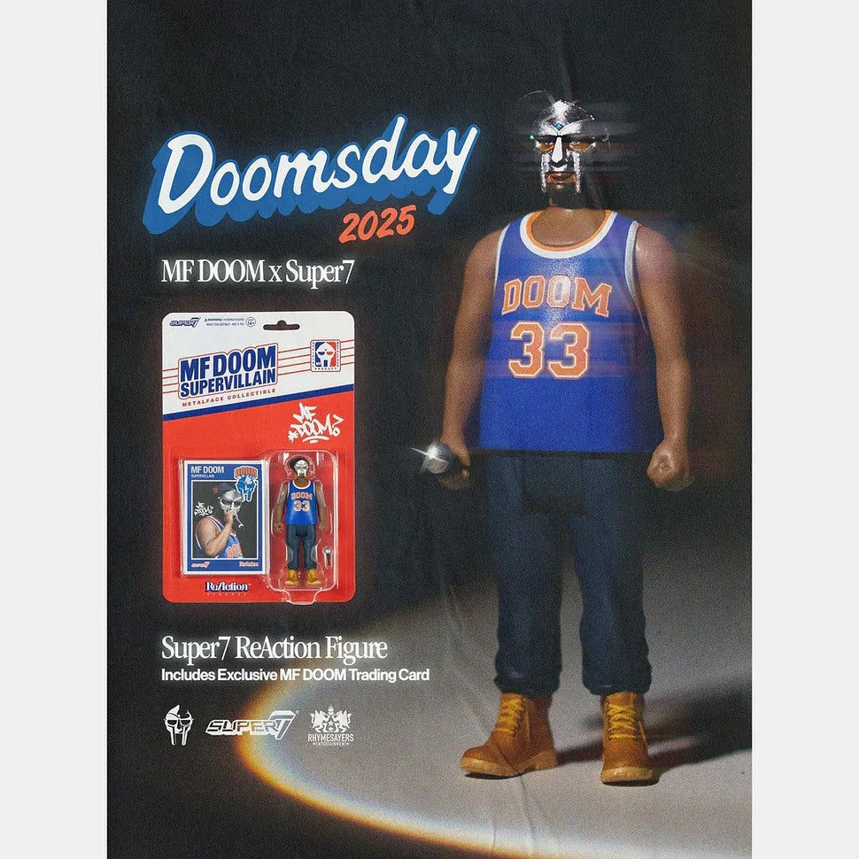 MF DOOM - New York Jersey - ReAction Figure + Trading Card