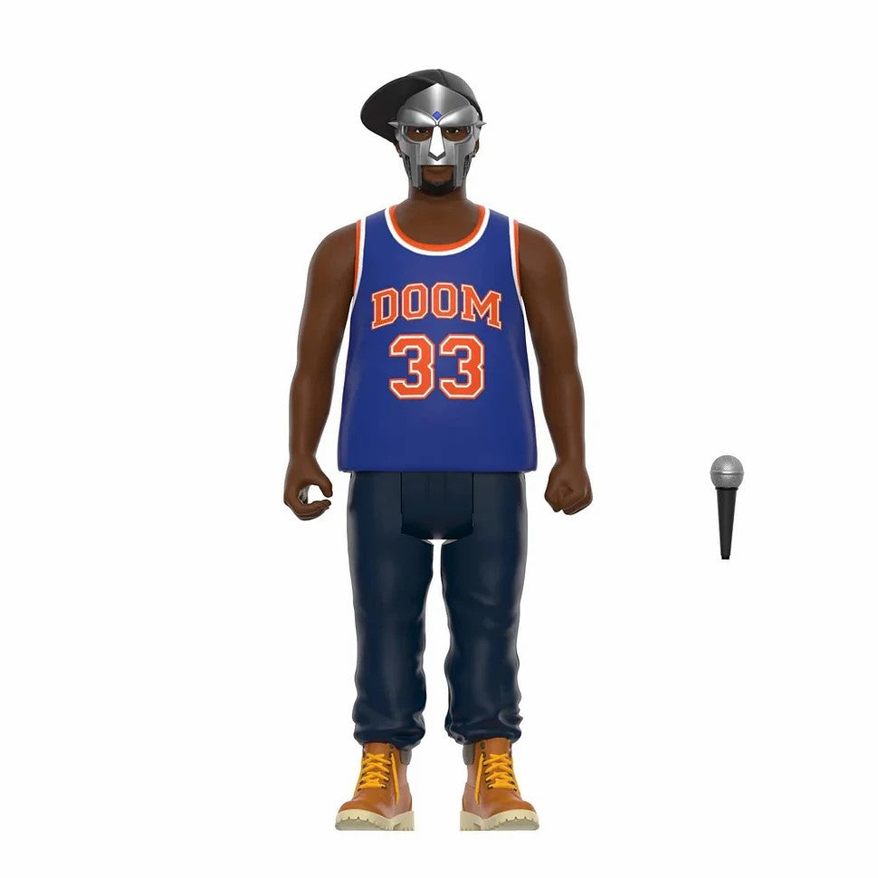 MF DOOM - New York Jersey - ReAction Figure + Trading Card