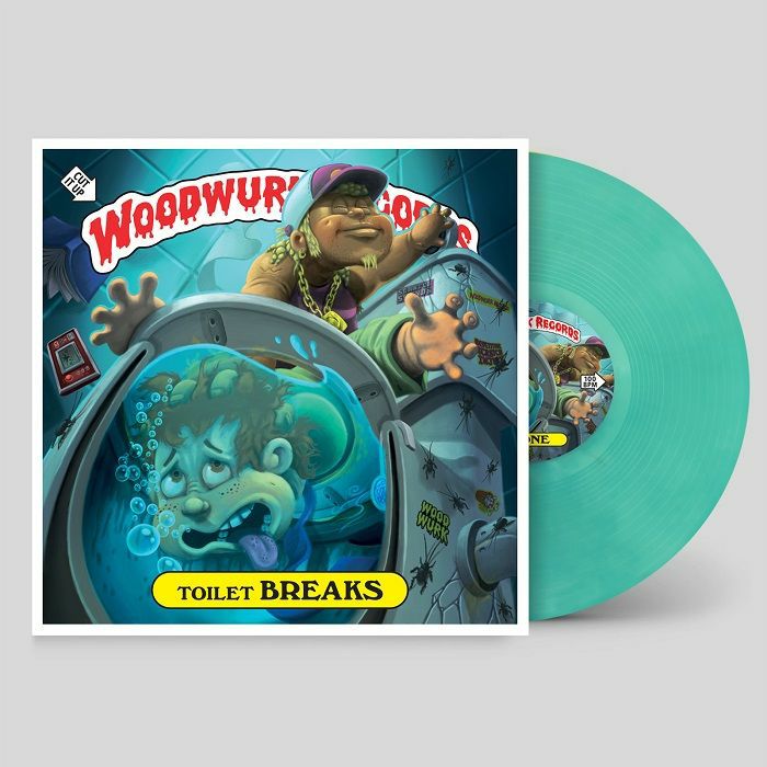 Deejay WOODY - Toilet Breaks (translucent light blue vinyl 12")
