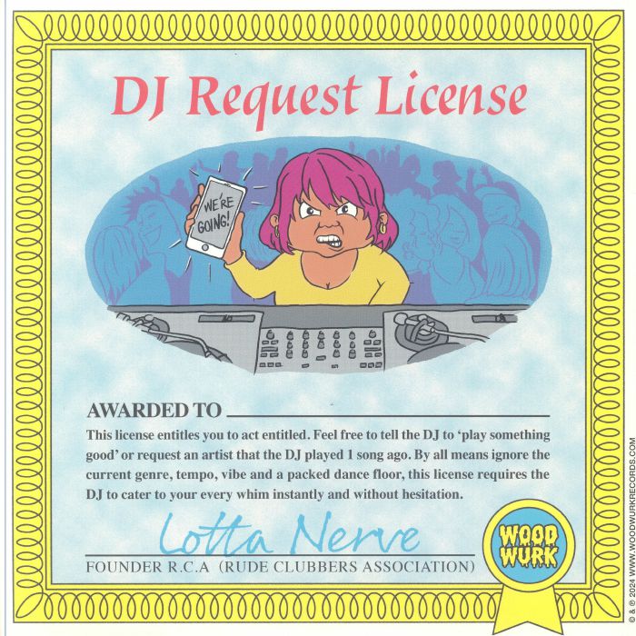 Deejay WOODY - Toilet Breaks (translucent light blue vinyl 12")