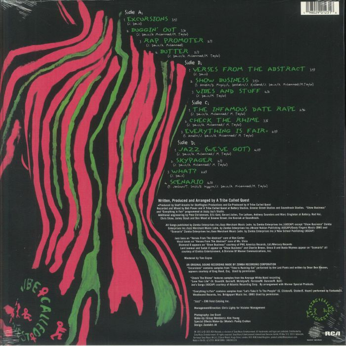 A TRIBE CALLED QUEST - The Low End Theory (Record Store Day RSD 2025) (limited green & red splattered vinyl 2xLP)