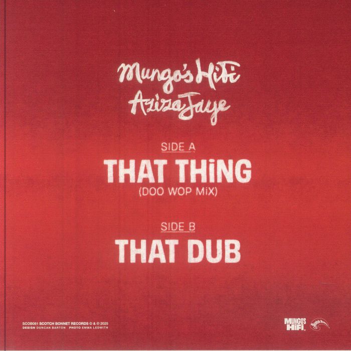 MUNGO'S HI FI / AZIZA JAYE - That Thing (7")