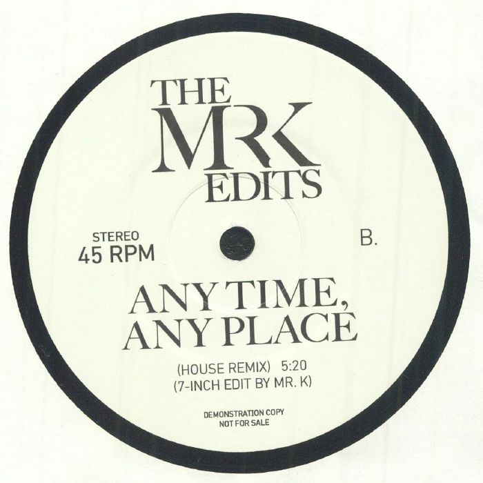 The MR K EDITS - Remember The Time (7")