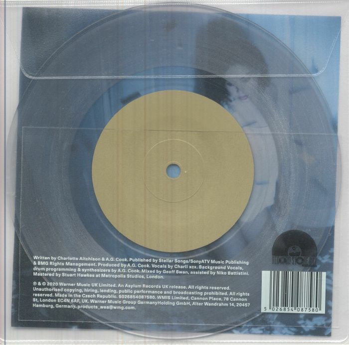 CHARLI XCX - Party 4 U (Record Store Day RSD 2026) (1-sided etched clear vinyl 7")