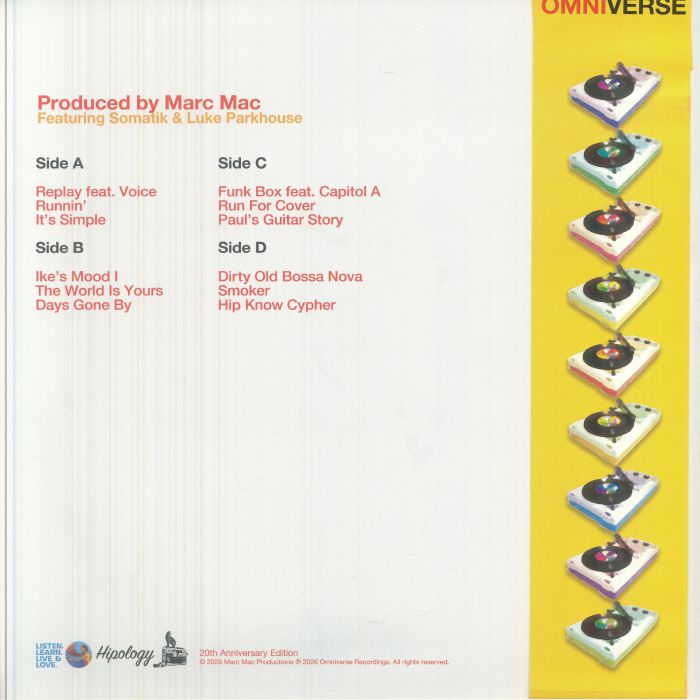 MARC MAC presents VISIONEERS - Dirty Old Hip Hop (20th Anniversary Edition) (180 gram vinyl 2xLP + insert with obi-strip)