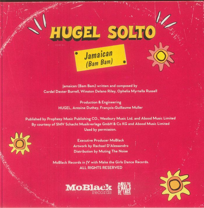 HUGEL / SOLTO - Jamaican (Bam Bam) (10")