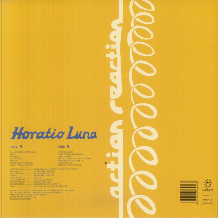 Horatio LUNA - Action Reaction (LP)