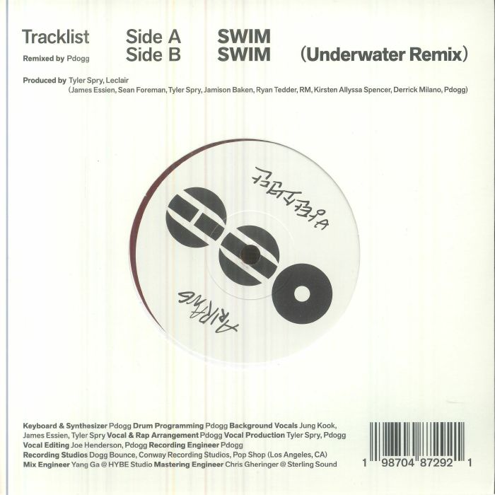 BTS - Swim (translucent red 7")