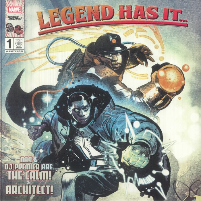 NAS / DJ PREMIER - Light Years (Marvel Comic Edition) (gatefold white & blue marbled vinyl 2xLP + insert in spot-varnished sleeve)