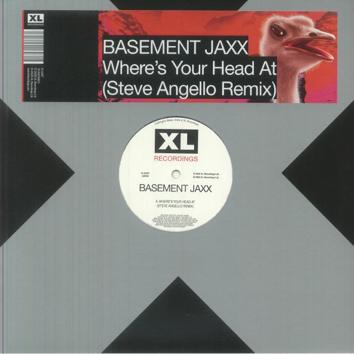 BASEMENT JAXX - Where's Your Head At (Steve Angello remix) (12" in die-cut sleeve (indie exclusive))