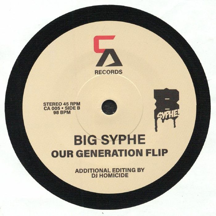 DJ HOMICIDE / BIG SYPHE - Generational Flips (7")