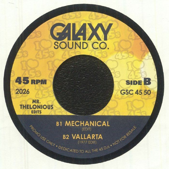 MR THELONIOUS - Edits By Mr Thelonious (7")