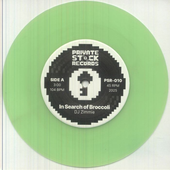 DJ ZIMMIE - In Search Of Broccoli (limited luminous green vinyl 7")