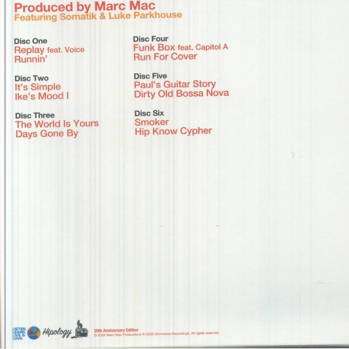 MARC MAC presents VISIONEERS feat SOMATIK / LUKE PARKHOUSE - Dirty Old Hip Hop (reissue) (limited 6x7" box set + insert)