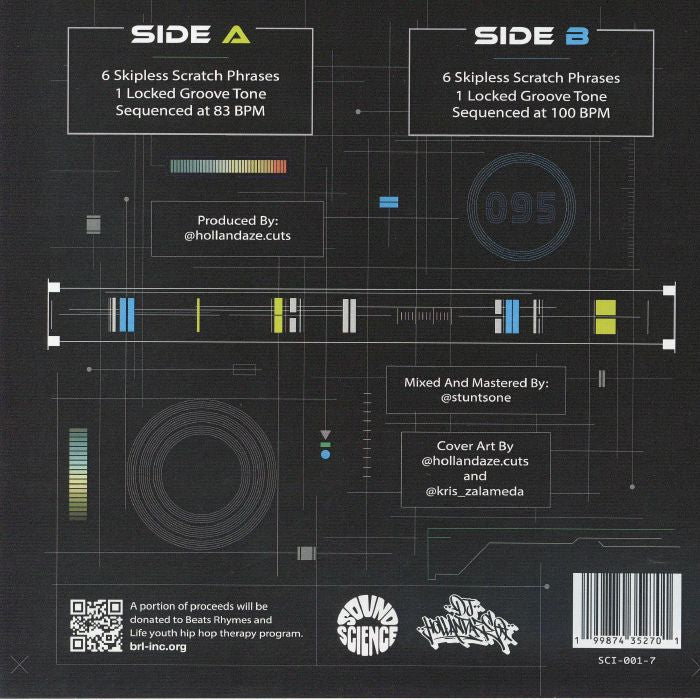 DJ HOLLANDAZ - Crossfade Chronicles (blue marbled vinyl 7")