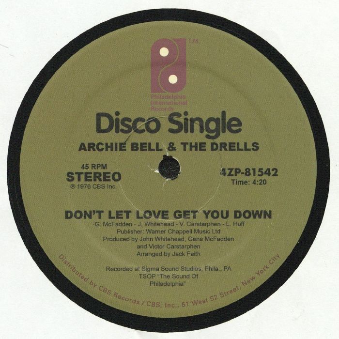 Archie BELL & THE DRELLS - Don't Let Love Get You Down (12")