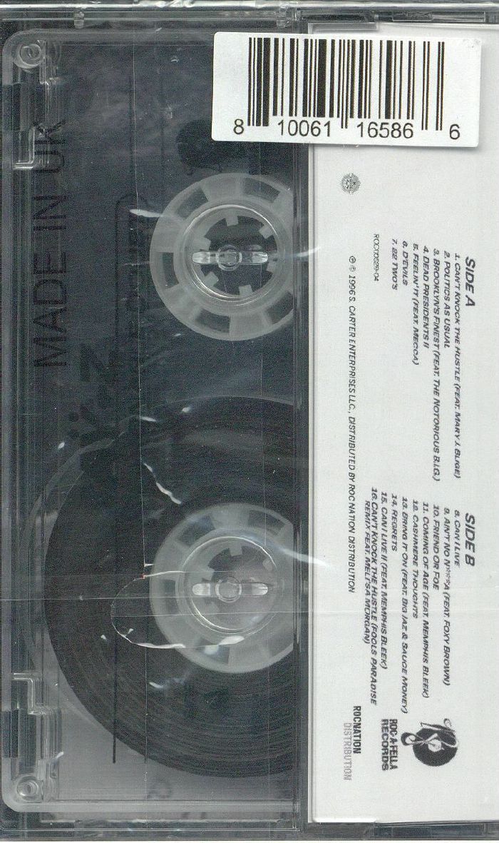 JAY Z - Reasonable Doubt (reissue) (cassette)
