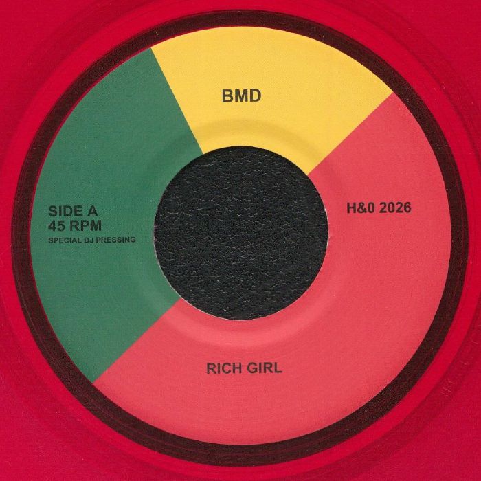 HALL &amp; OATES - Black Market Dubs (limited clear red vinyl 7")