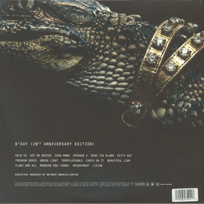 BEYONCE - B'day (20th Annivesary Edition) (limited gatefold 180 gram vinyl 2xLP + booklet)