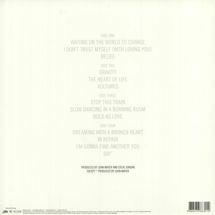 John MAYER - Continuum (180 gram audiophile vinyl 2xLP)