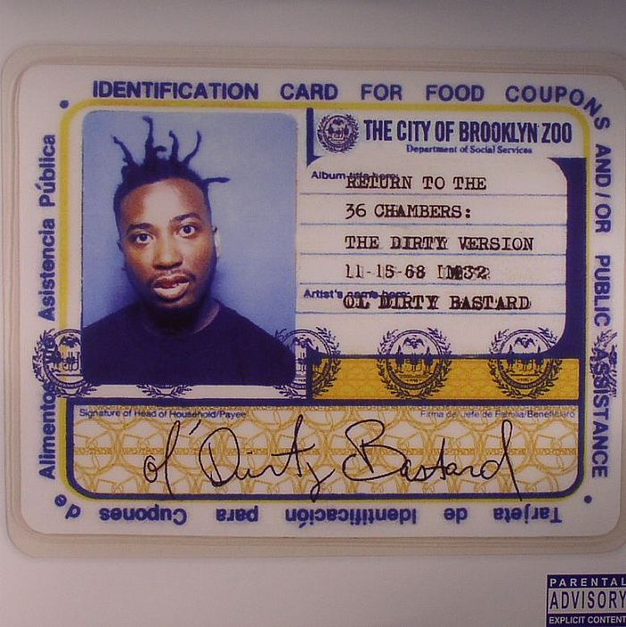 OL' DIRTY BASTARD - Return To The 36 Chambers: The Dirty Version (2xLP)