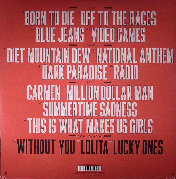 Lana DEL REY - Born To Die (gatefold 2xLP)