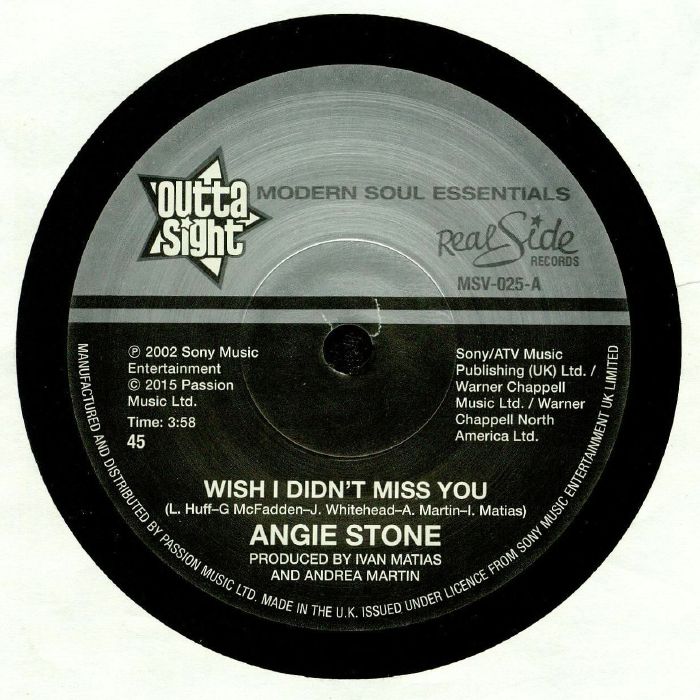 ANGIE STONE - Wish I Didn't Miss You (7")