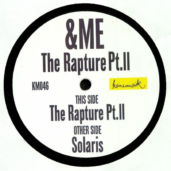 &ME - The Rapture Pt II (12" + sticker in hand-stamped sleeve)