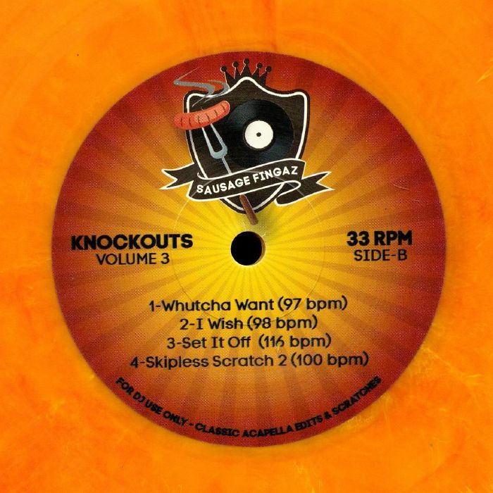 DJ SAUSAGE FINGAZ - Knockout Volume 3 (coloured vinyl 7")