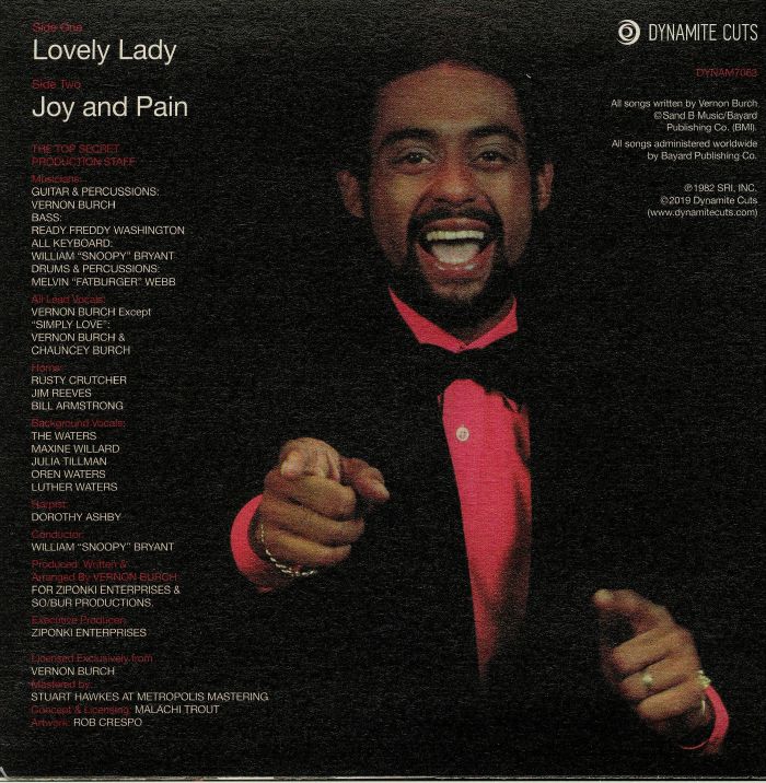 Vernon BURCH - Lovely Lady (7")
