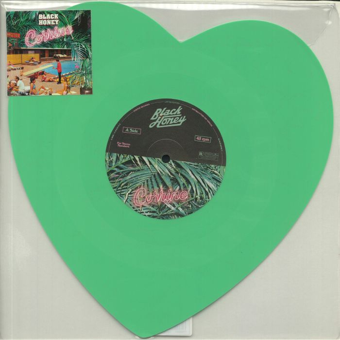 BLACK HONEY - Corrine (Love Record Stores 2020) (custom shaped green vinyl 12")