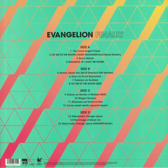 Yoko TAKAHASHI / MEGUMI HAYASHIBARA - Evangelion Finally (Soundtrack) (pink splattered vinyl 2xLP + insert)