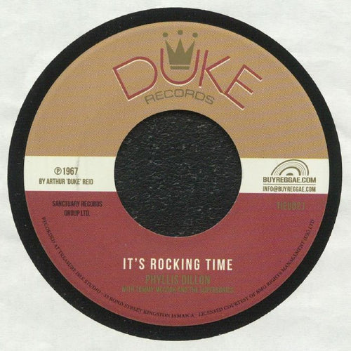 Alton ELLIS & THE FLAMES / TOMMY McCOOK & THE SUPERSONICS / PHYLLIS DILLON - Rock Steady (reissue) (7")