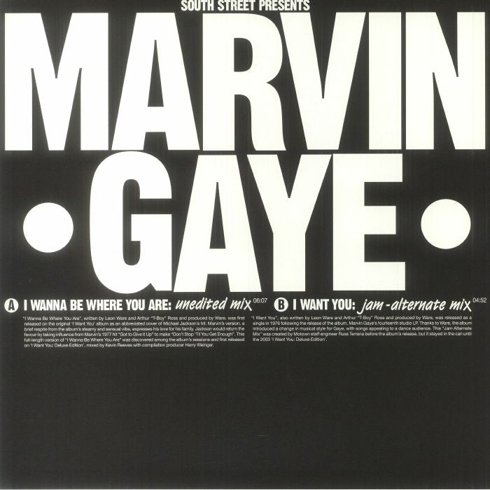 Marvin GAYE - I Wanna Be Where You Are (limited 12")