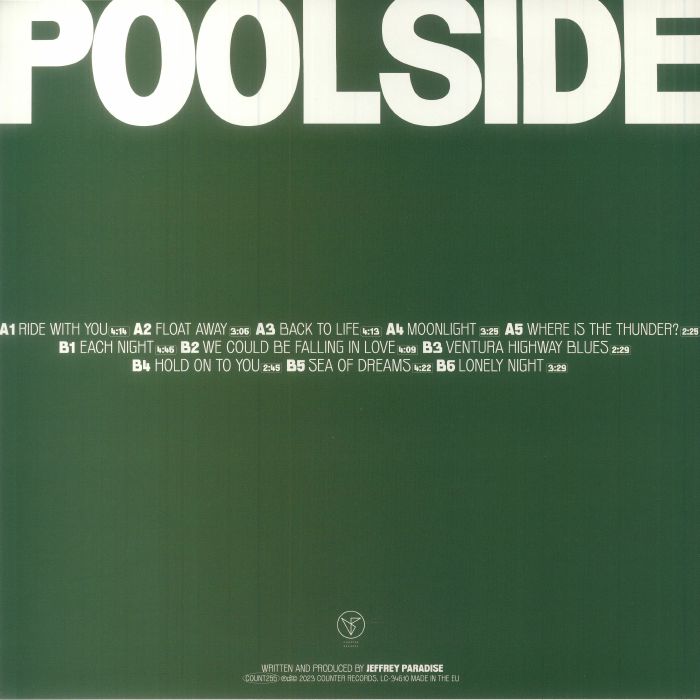 POOLSIDE - Blame It All On Love (yellow vinyl LP (indie exclusive))