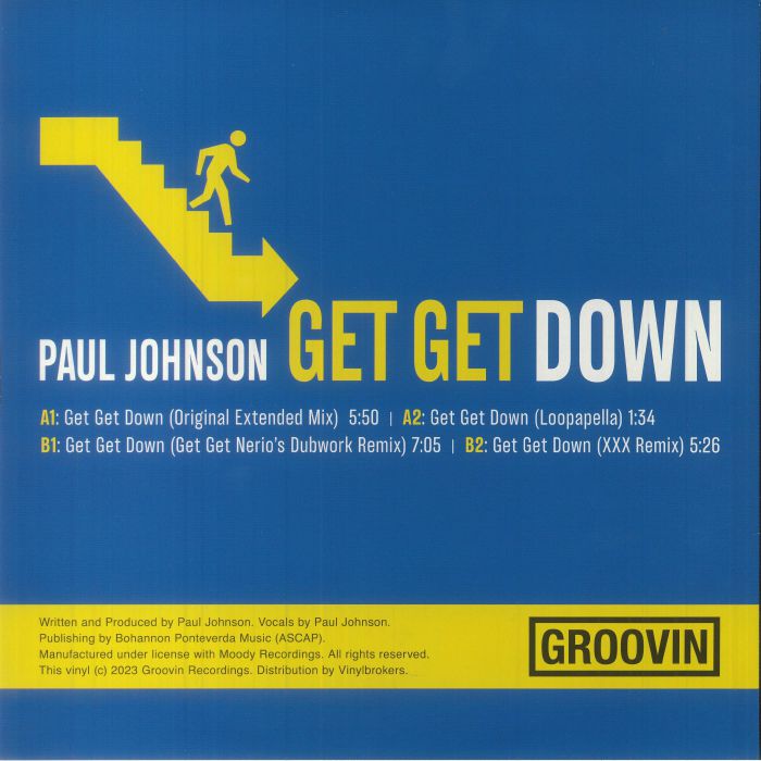 Paul JOHNSON - Get Get Down (12")