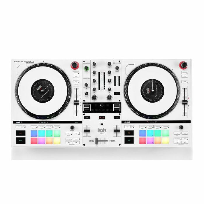 Hercules DJControl Inpulse T7 2-Deck Motorised DJ Controller (white edition)