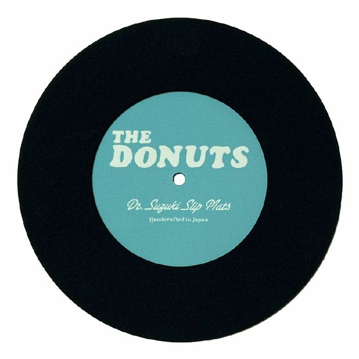 Dr Suzuki The Donuts 7" Vinyl Record Slipmats (pair, black / blue)