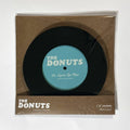 Dr Suzuki The Donuts 7" Vinyl Record Slipmats (pair, black / blue)