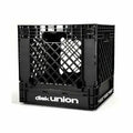 Disk Union 12" Collapsible Record Storage Crate 70 (black)