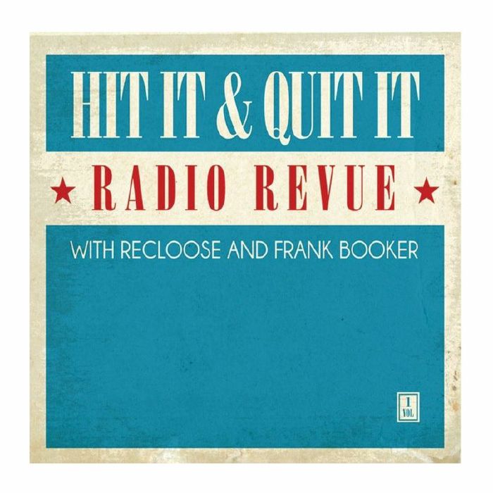 Serato Recloose & Frank Booker Hit It & Quit It Radio Revue 12" Control Vinyl Records (pair)