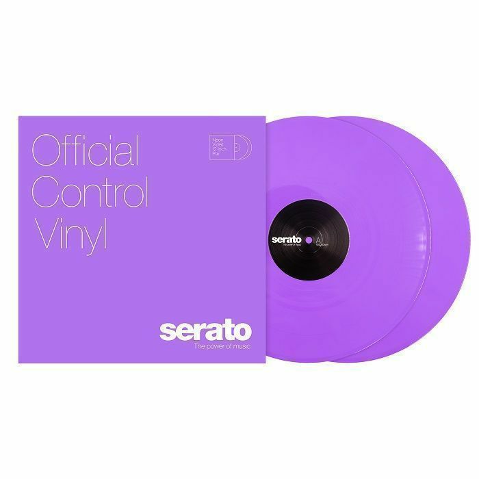Serato Neon 12" Control Vinyl records (pair, limited edition)