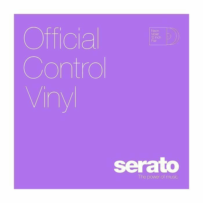 Serato Neon 12" Control Vinyl records (pair, limited edition)