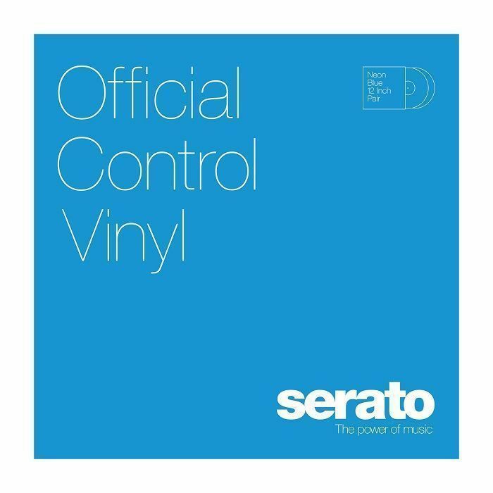 Serato Neon 12" Control Vinyl records (pair, limited edition)