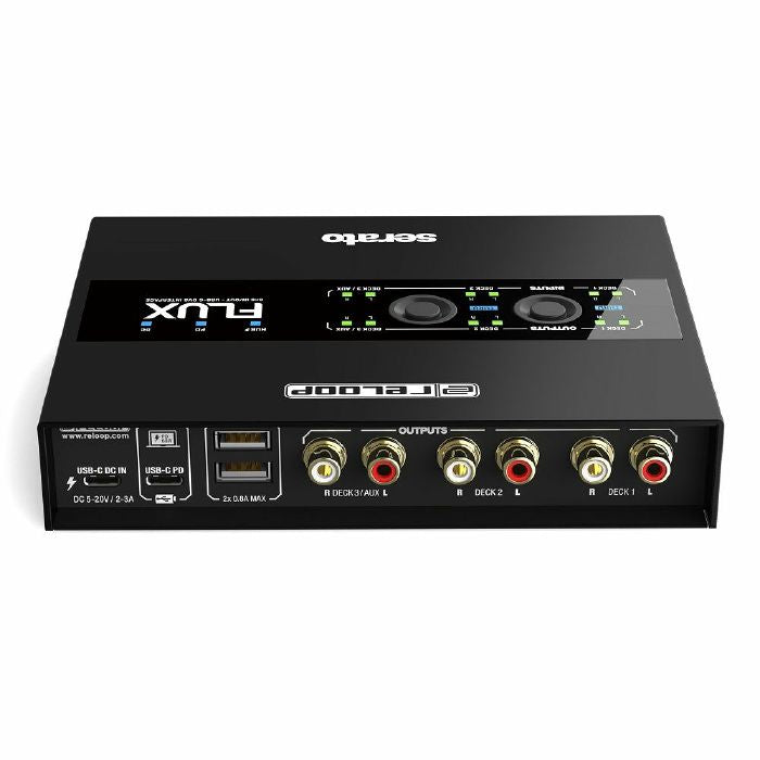 Reloop Flux 3-Channel USB-C DVS Interface For Serato DJ Pro