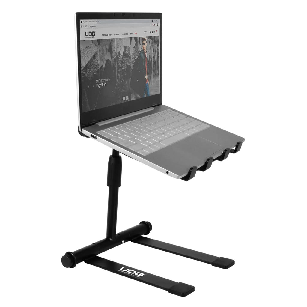 UDG Ultimate Height Adjustable Laptop/DJ Controller/Production Gear Stand (black) (laptop/DJ controller/production gear stand)