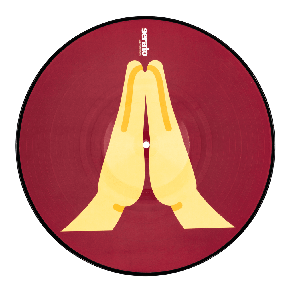 Serato Reversible Emoji Picture Disc 12" Control Vinyl Records (pair)