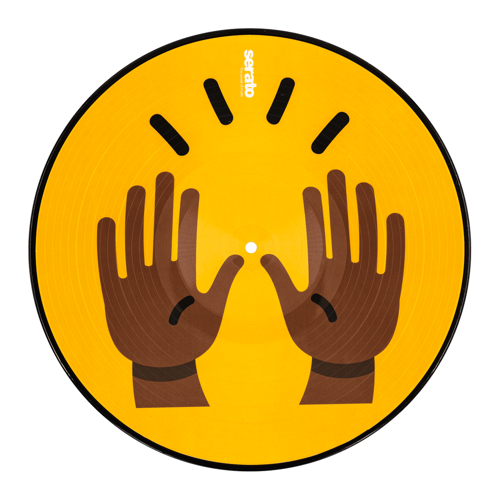 Serato Reversible Emoji Picture Disc 12" Control Vinyl Records (pair)