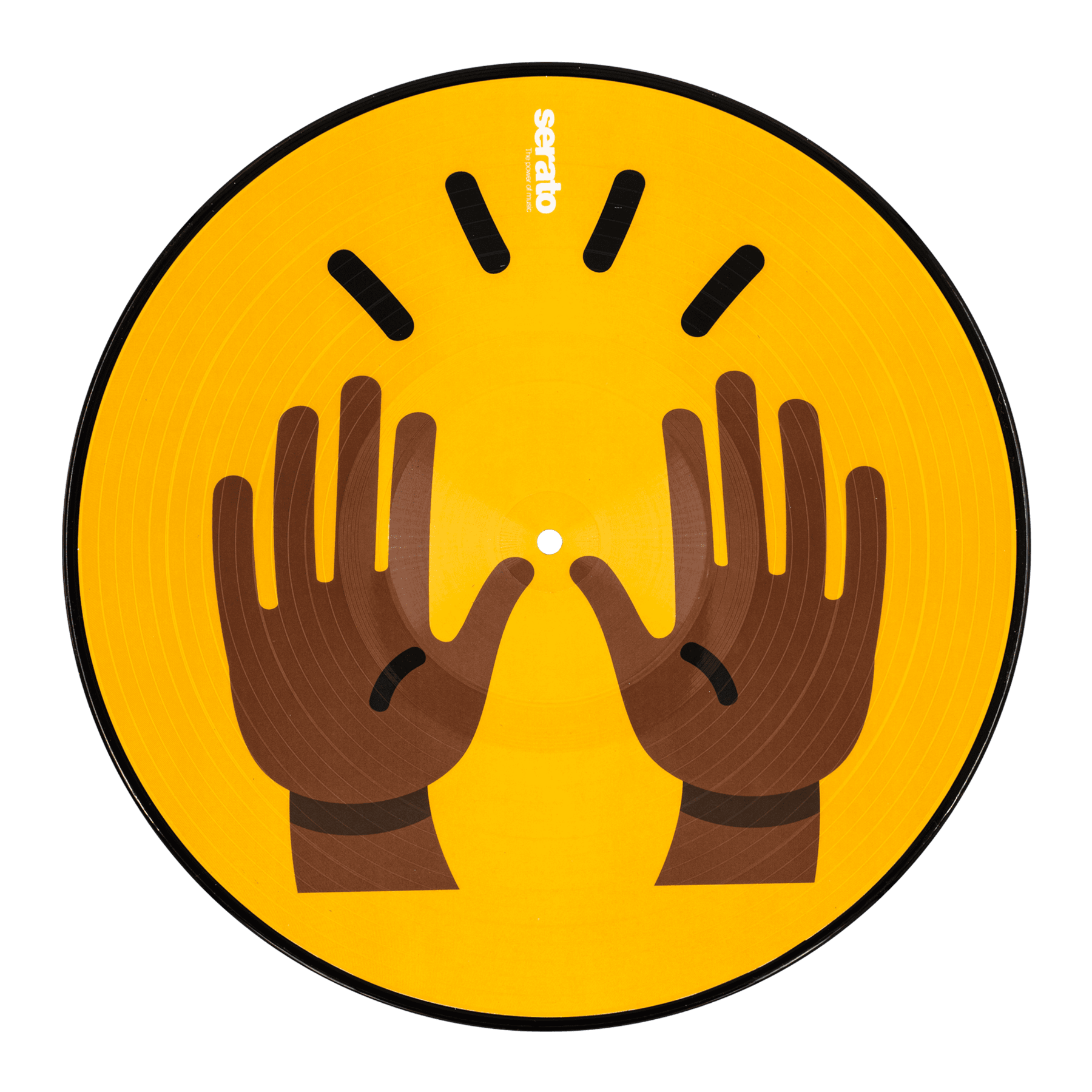 Serato Reversible Emoji Picture Disc 12" Control Vinyl Records (pair)