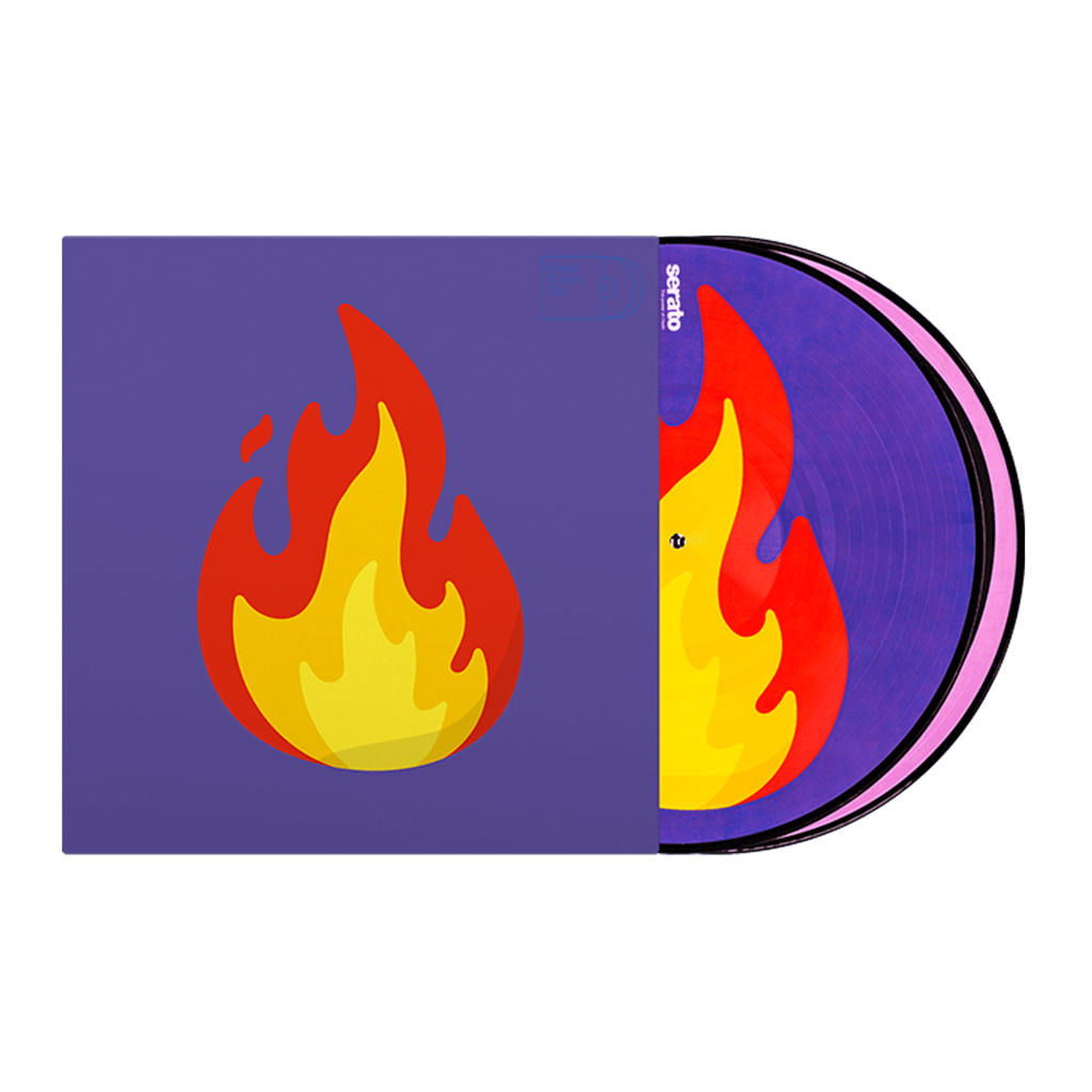 Serato Reversible Emoji Picture Disc 12" Control Vinyl Records (pair)